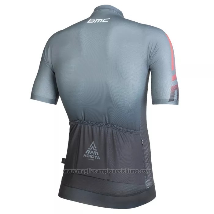2022 Abbigliamento Ciclismo BMC Grigio Manica Corta e Salopette